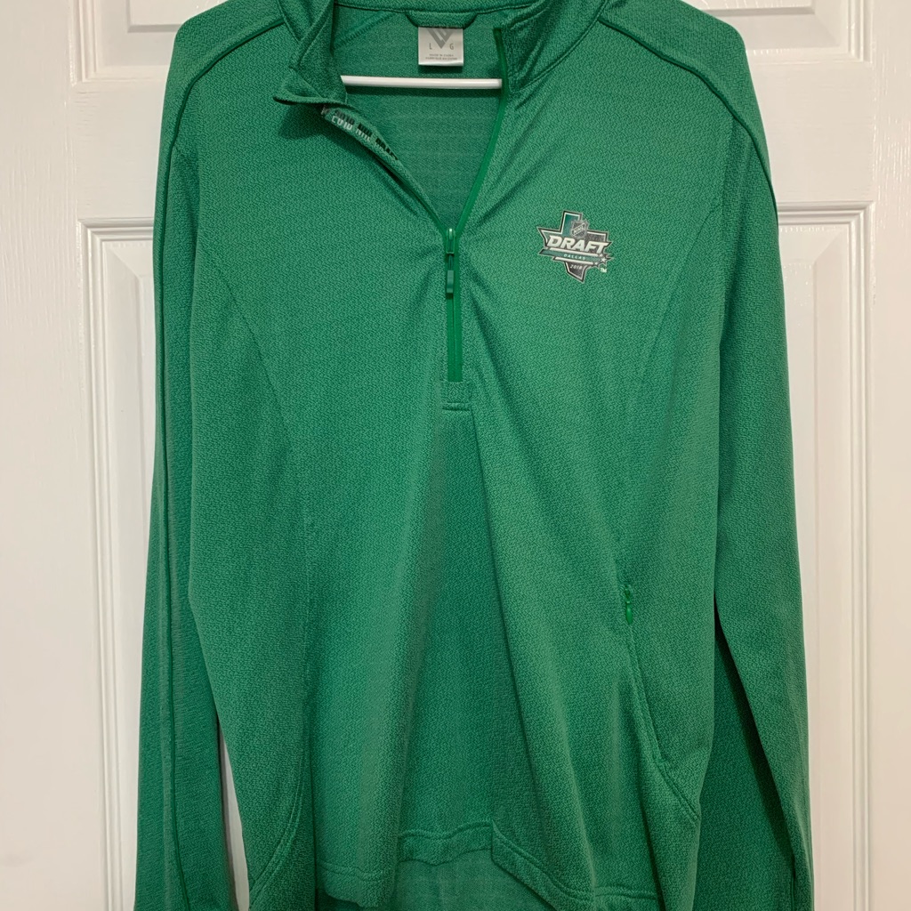 Nhl Draft 2018 Mens QuarterZip Pullover L